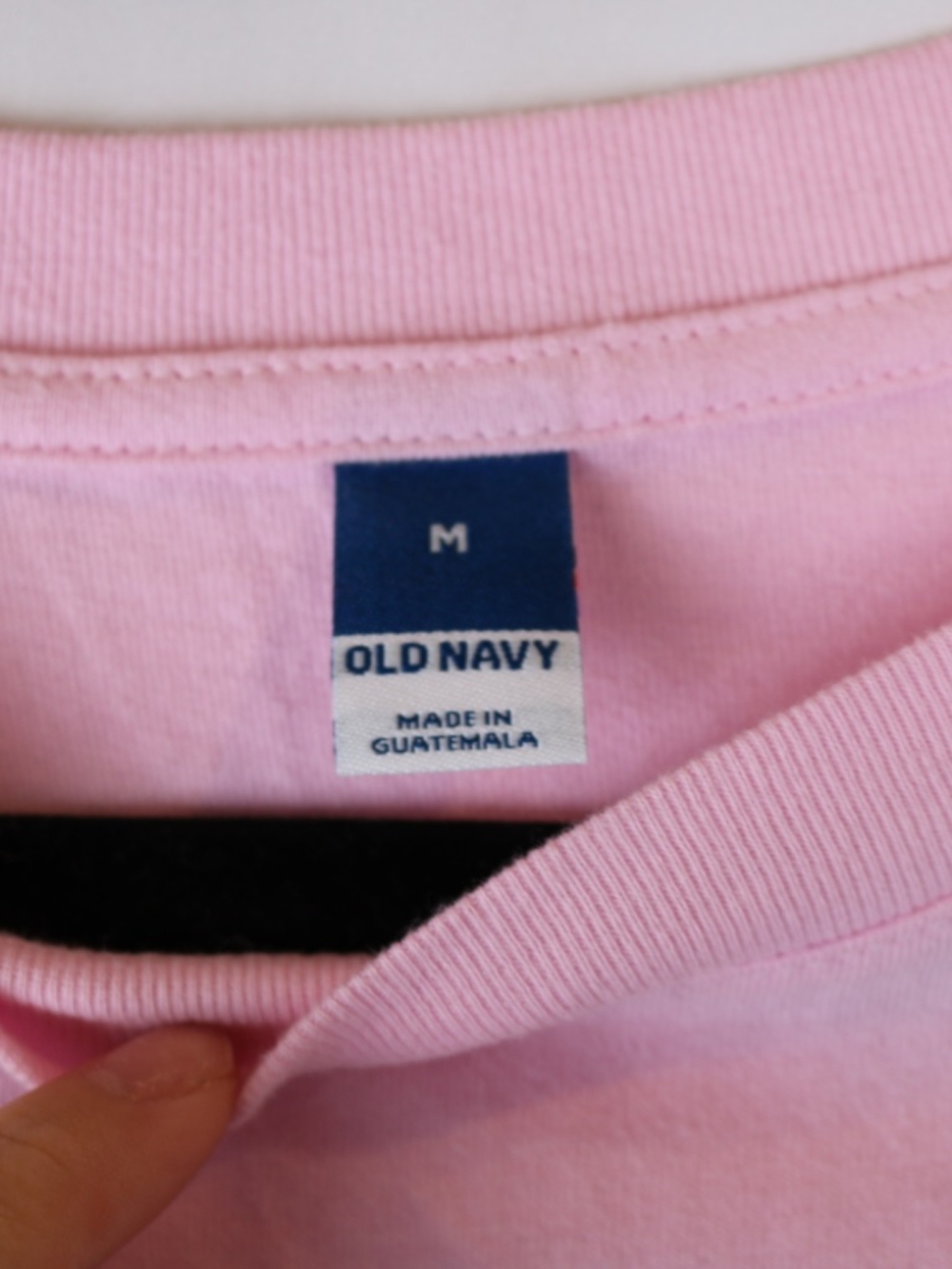 Old Navy Light Pink Short-Sleeve Crew Tee - Picture 3 of 4